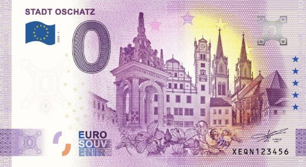 0 Euro Schein aus Oschatz