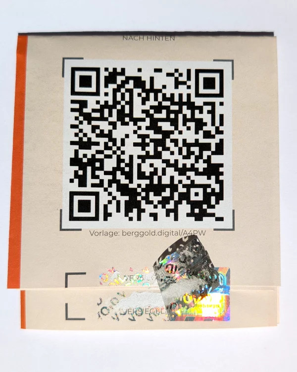 10 Papierwallets für Seeds mit gratis Sicherheitssiegel – Bild 4